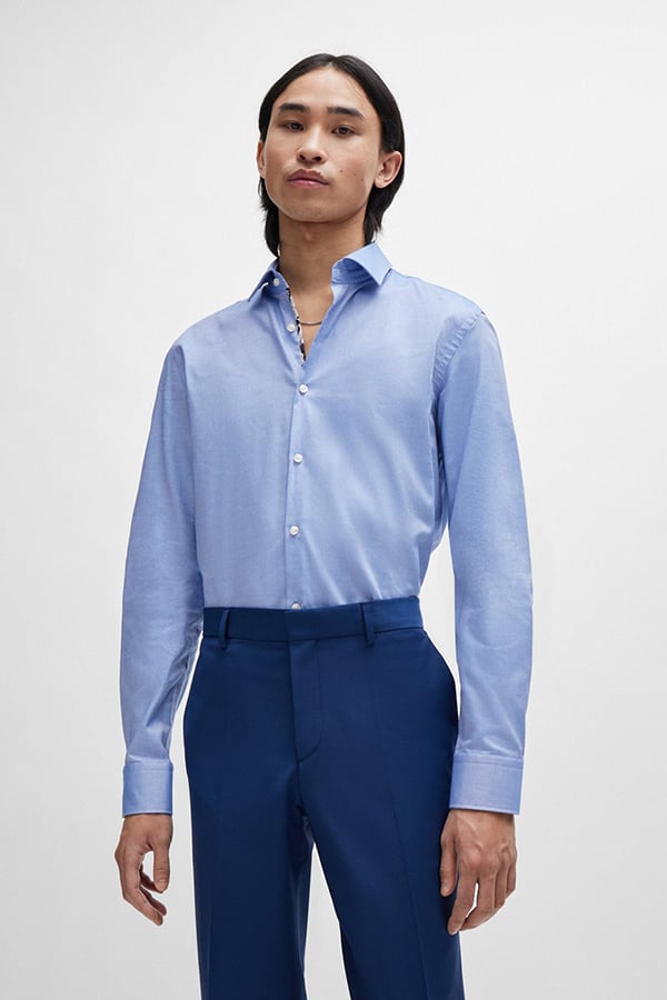 ΠΟΥΚΑΜΙΣΟ HUGO - 459 ΜΠΛΕ